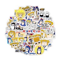 Pack de 50 Stickers Anime Manga Pop Team Epic